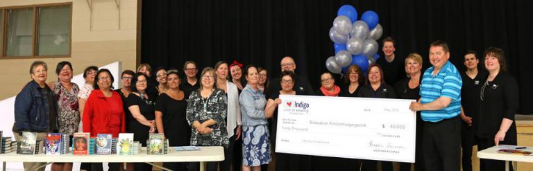 Biidaaban Kinoomaagegamik Receives Grant for Books