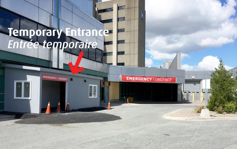 Change to Emergency Department Entrance at Health Sciences North