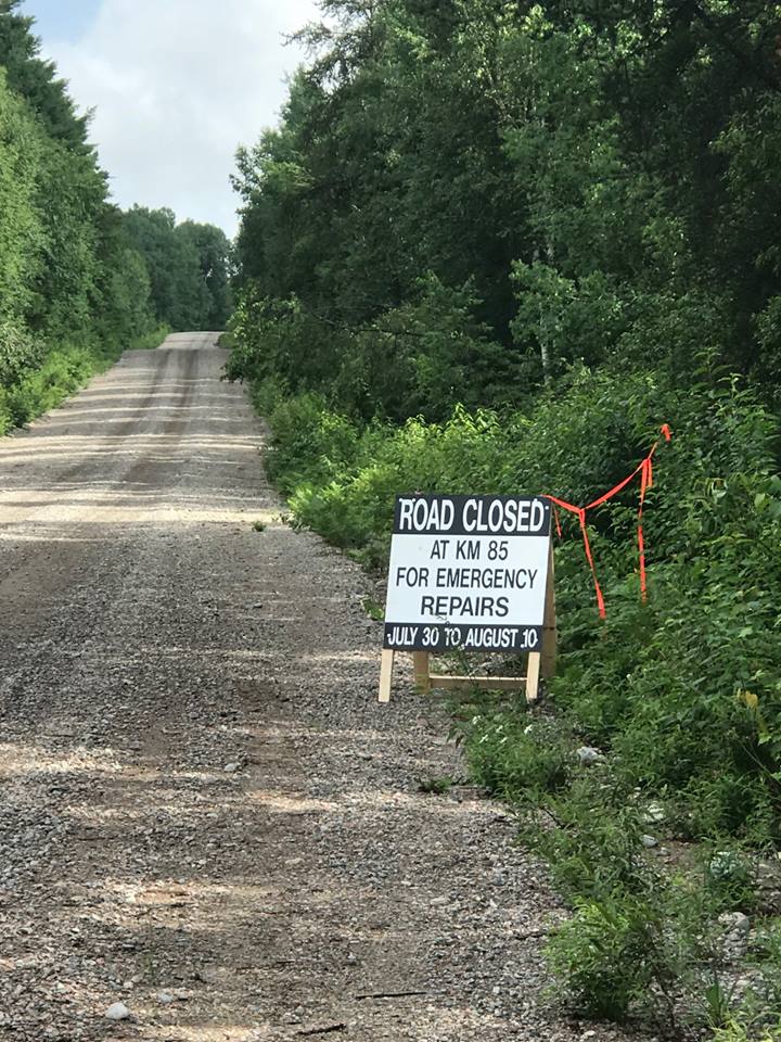 EACOM closes road for repairs