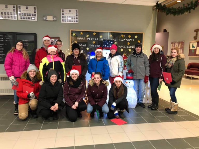 SC Jeunesse-Nord students doing their part this holiday season