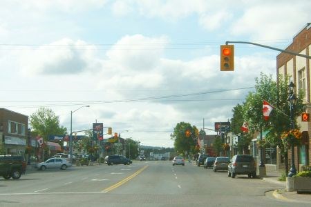 No flower baskets in Espanola