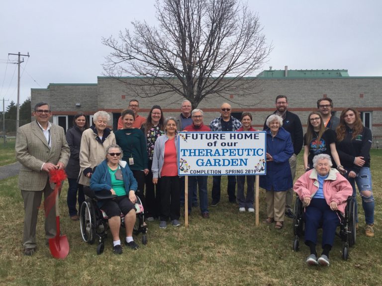 Ground breaking ceremony for Espanola Therapeutic Garden