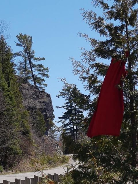 Wearing red for honour