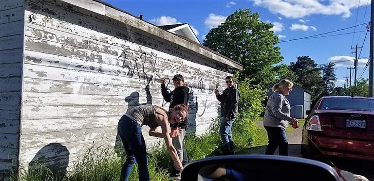 OPP investigating graffiti mischief in Espanola