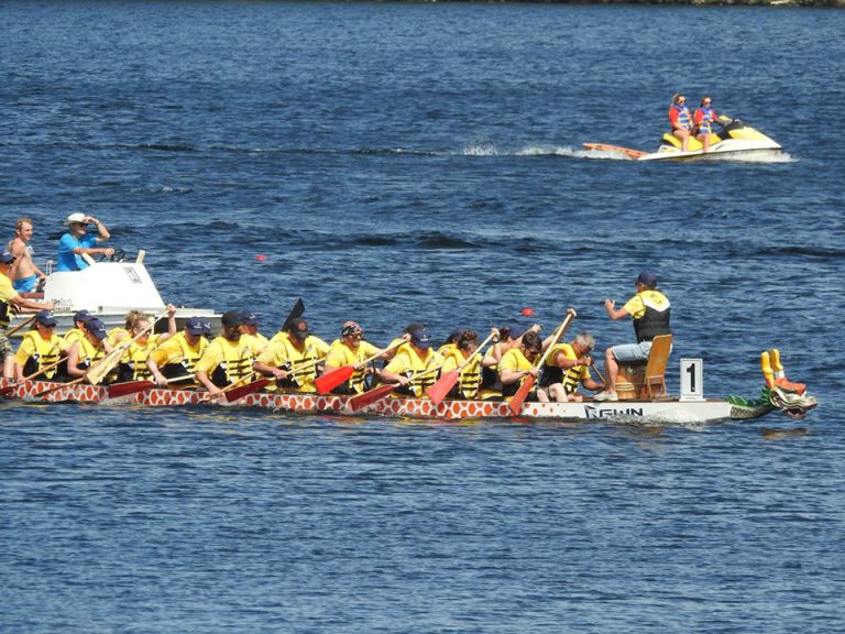 Papertown Paddlers win at Sudbury Dragon Boat Festival