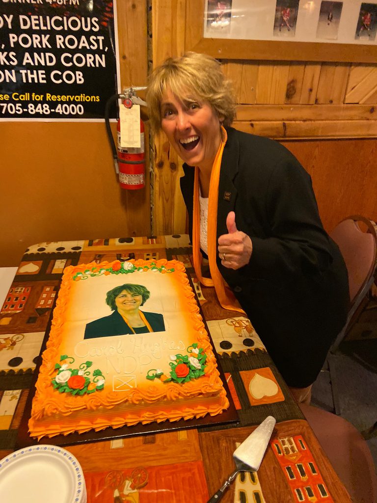 Carol Hughes declared winner in AMK