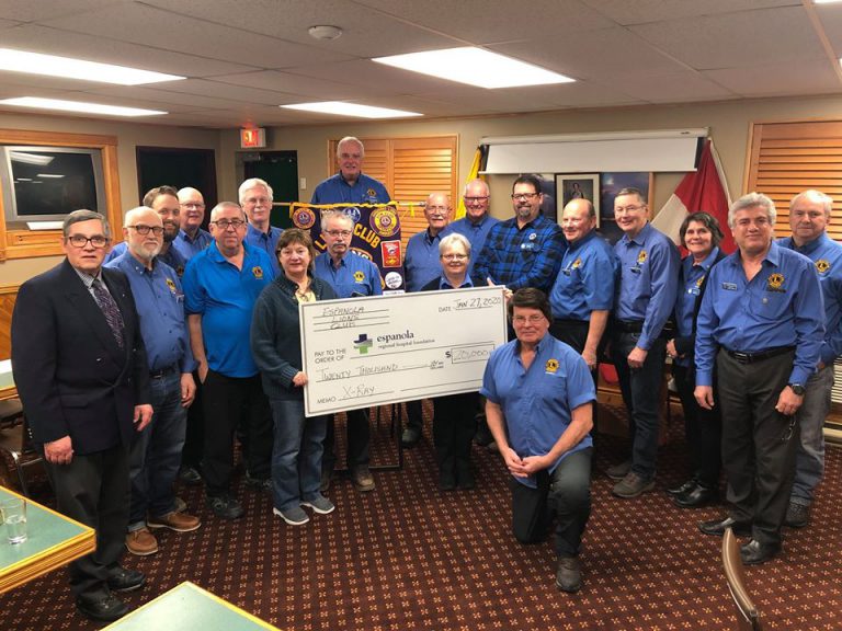 Espanola Lions Club supports hospital x-ray suite