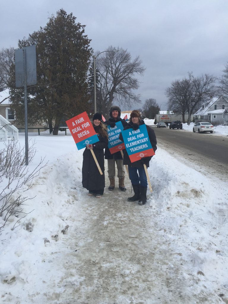 More local teacher union strikes ahead