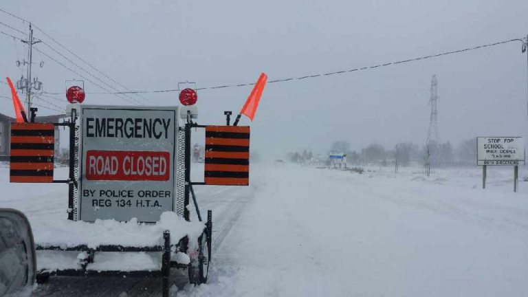 Highway 17 closed between Espanola and Blind River