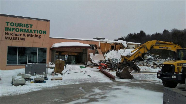 Demolition of Lester B. Pearson Civic Centre underway