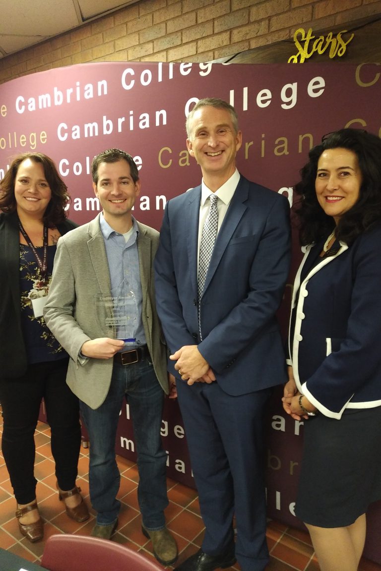 Cambrian College Career Fair – Employer Award Winner