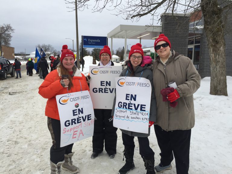 Ongoing strike action affects three school boards