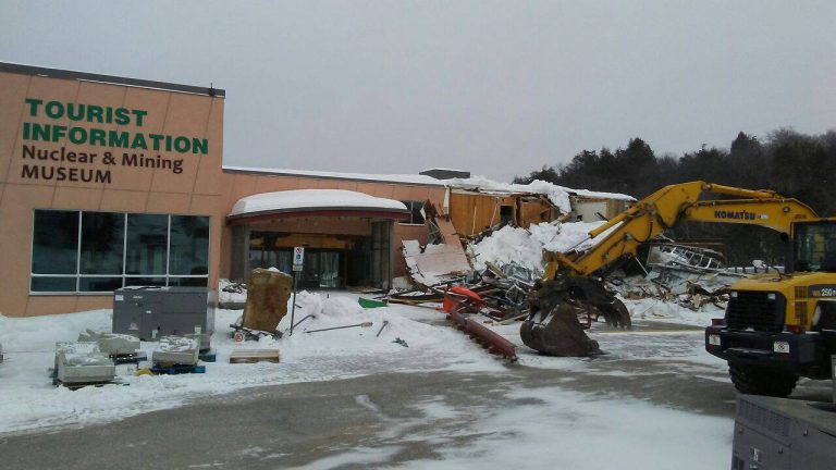 Demolition nearly complete of Lester B. Pearson Civic Centre
