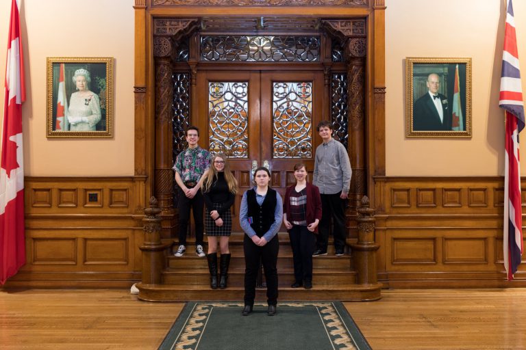 Students take part in Francophone Youth Parliament at Queen’s Park