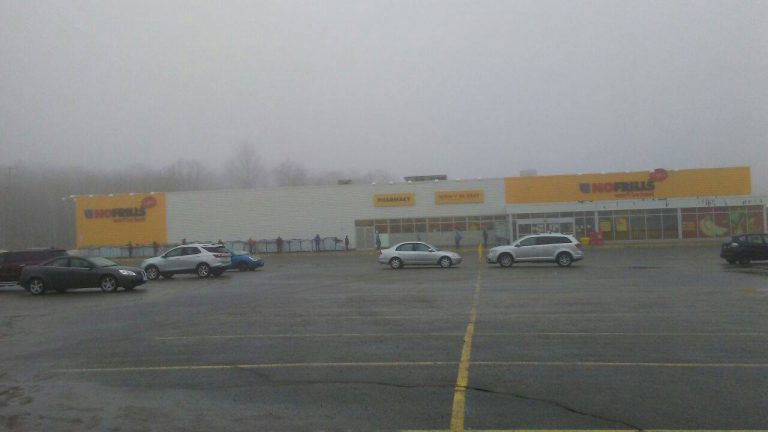 Disturbance in a grocery store line