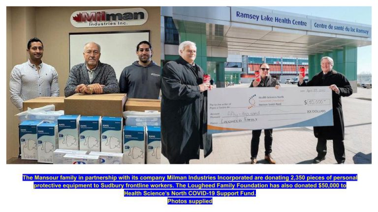 Two major donations to health care in Sudbury