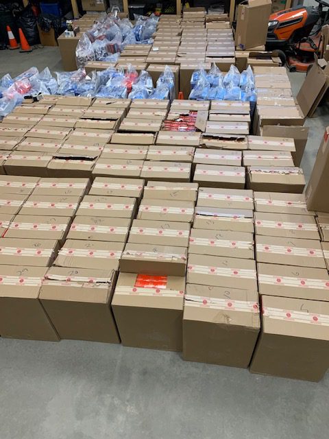 OPP seize contraband cigarettes-three persons charged