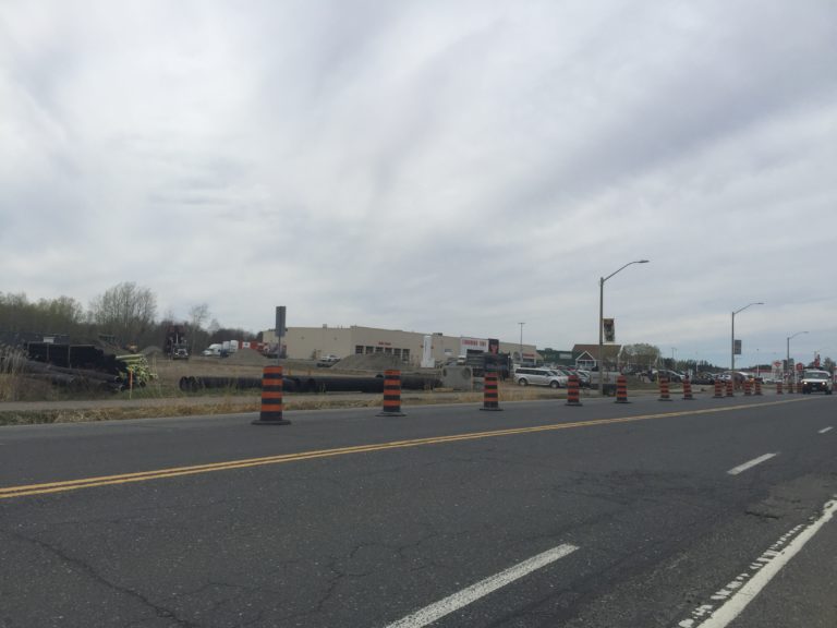 Reconstruction of a portion of Highway 6 underway