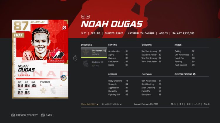 NOAH DUGAS CARD