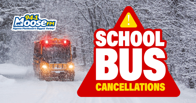 School busing cancelled for Algoma, Sudbury and Manitoulin Districts