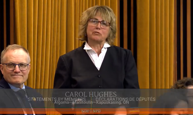 Hughes recognizes AMK Special Olympians in House of Commons