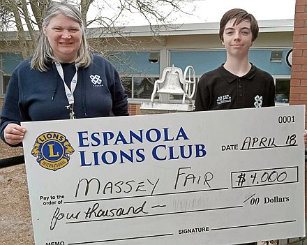 Espanola Lions Club supporting community gardens in Massey