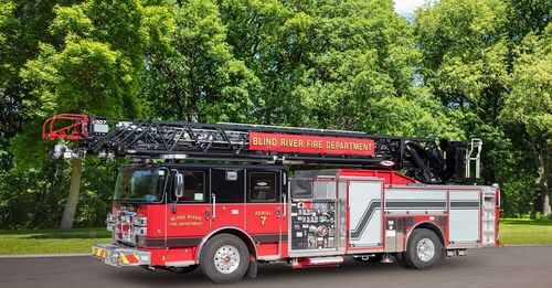 Blind River Fire Department responds to structure fire at a residence