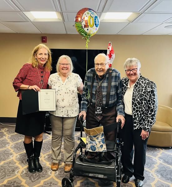 World War Two veteran feted in Lively