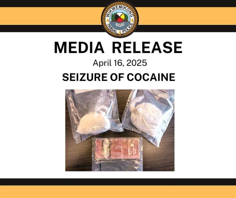 Wikwemikong Tribal Police seize cocaine