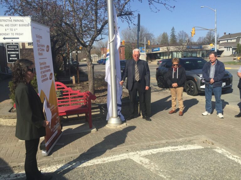 Flag Lowering and Proclamation held in Espanola and Little Current